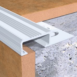 Aluminium Tile-In Nosing 12 mm